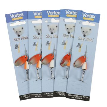 Блесна вращ. SKYFISH "Vortex" №2, арт. Northern Lights №2-1,BFNL2-OPU